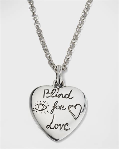 gucci blind for love necklace